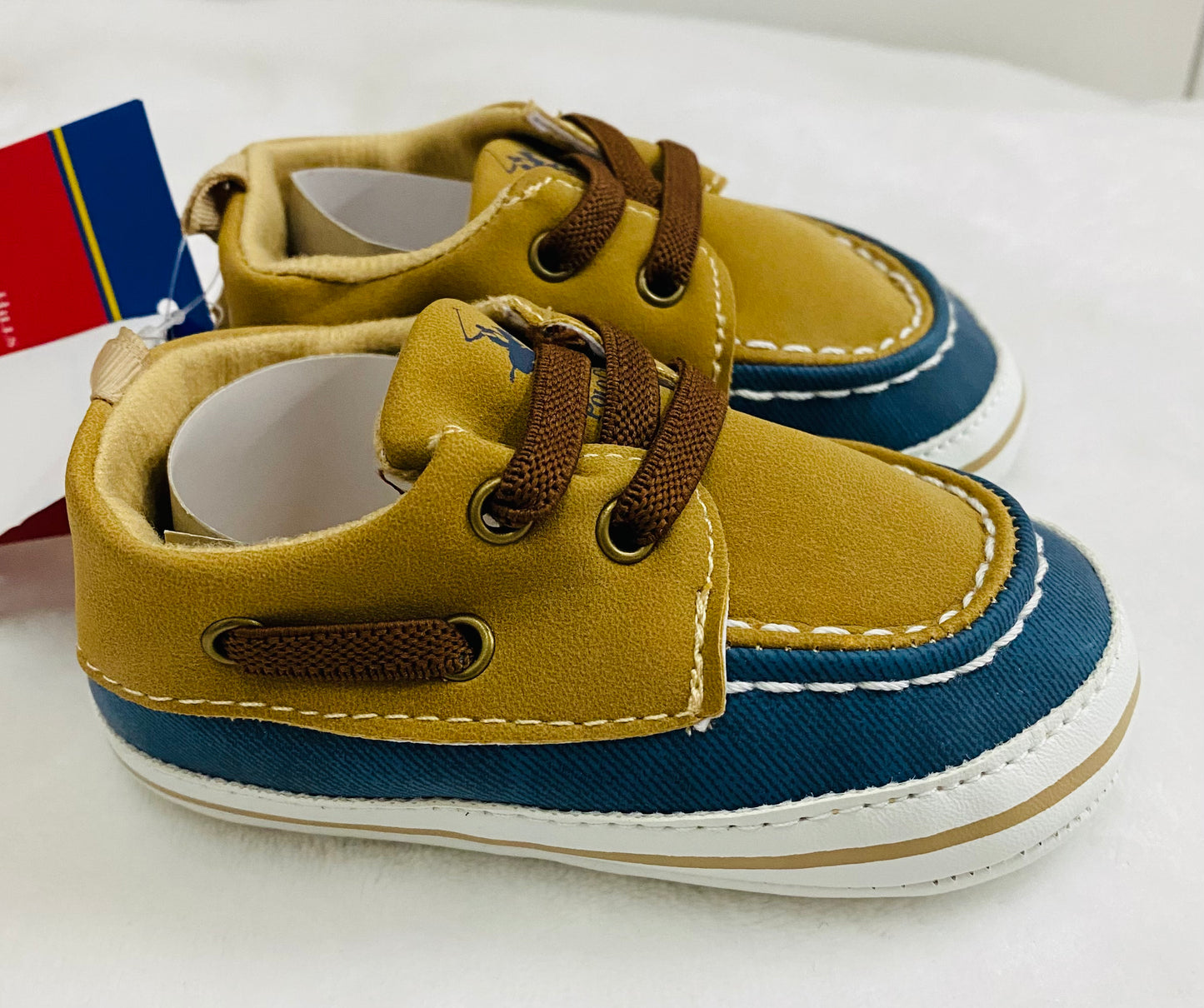 Zapato polo cafe bebé promo 2x1000