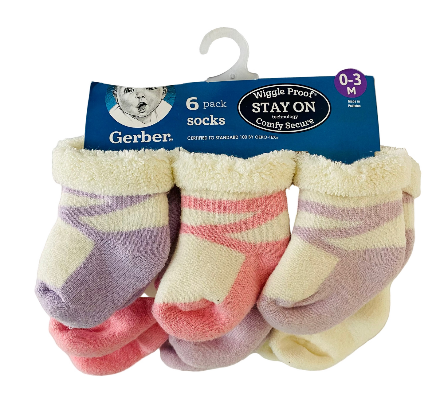 Set 6 Calcetines bebe niña Gerber