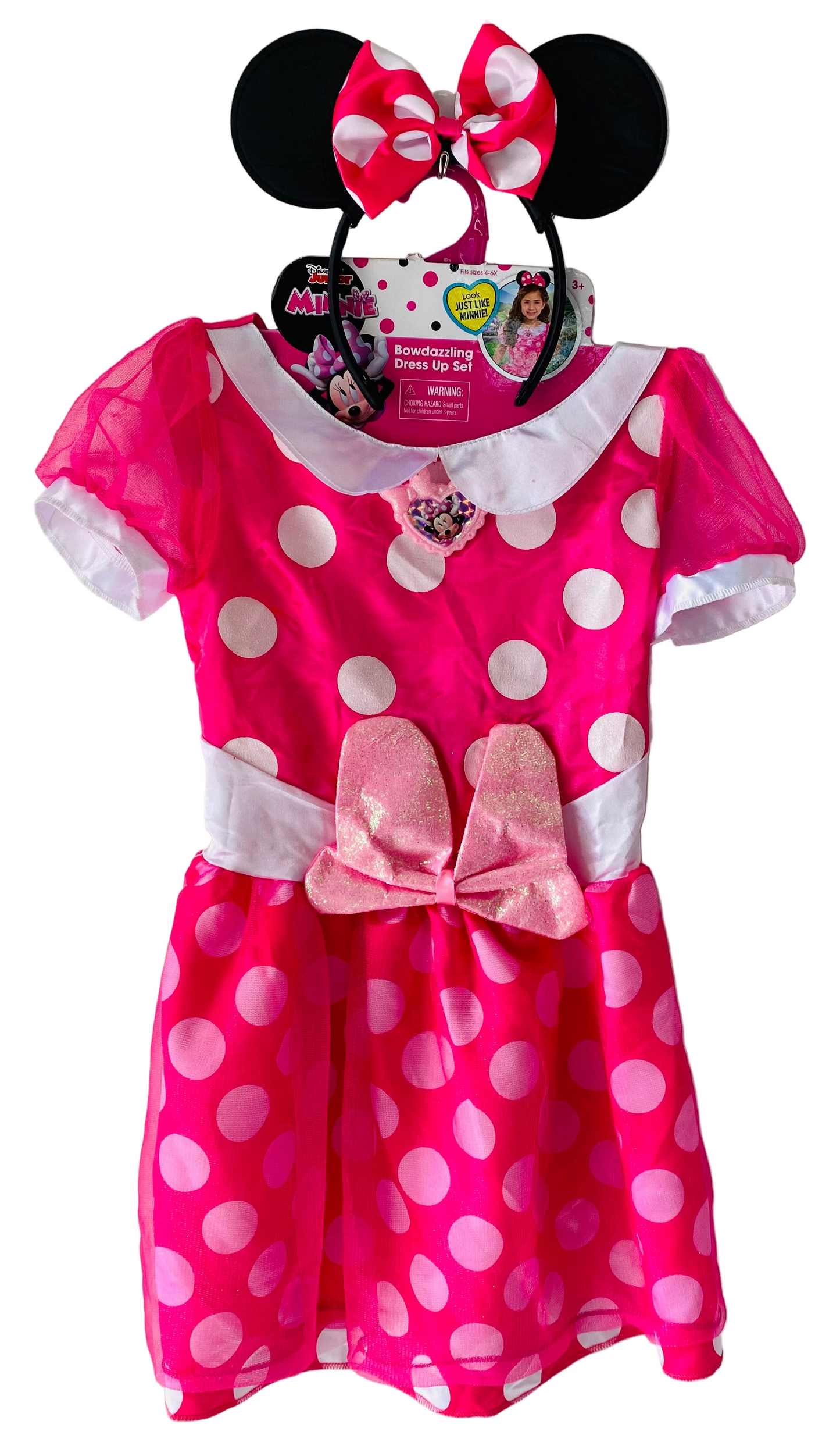 Disfraz minnie rosado Disney niña