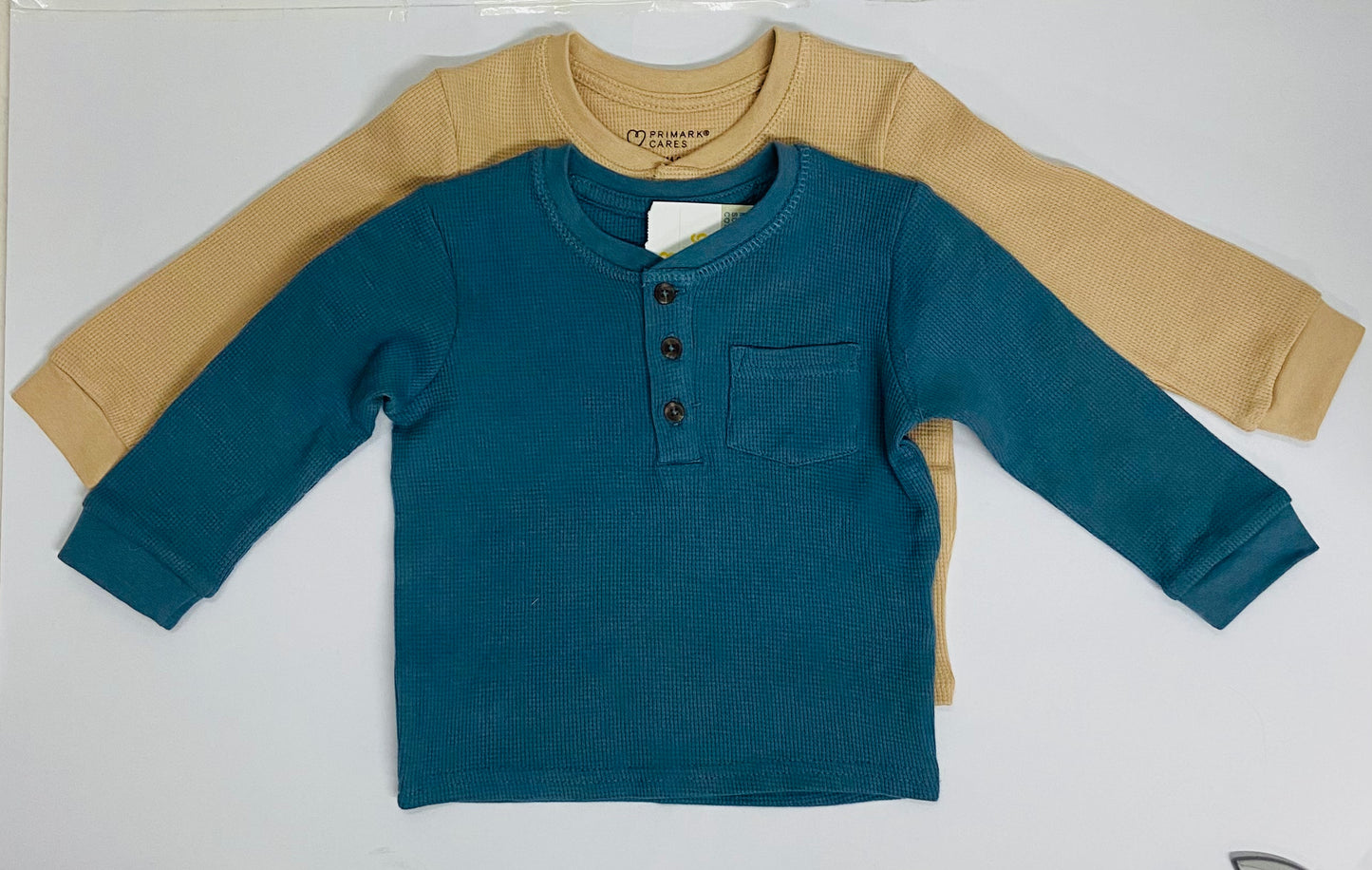 Set 2 piezas camisa Primark niño manga larga