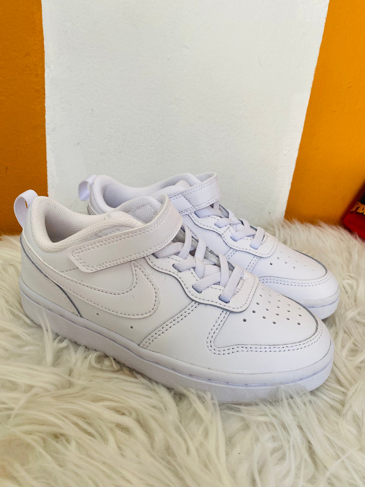 Tenis blancos Nike unisex niña niño