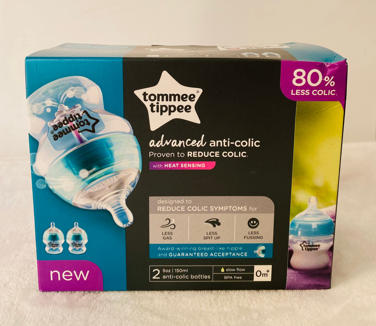 Biberon celeste Anti Colico tommee tippee