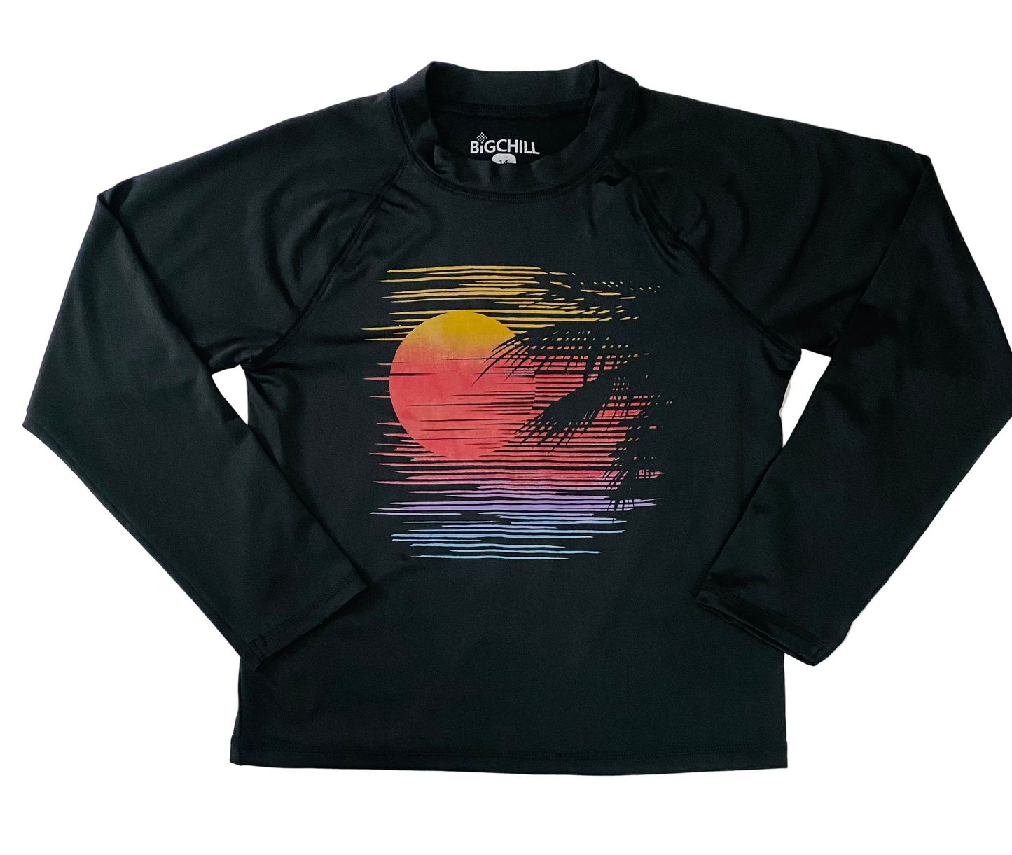 Camisa traje de baño niño negra