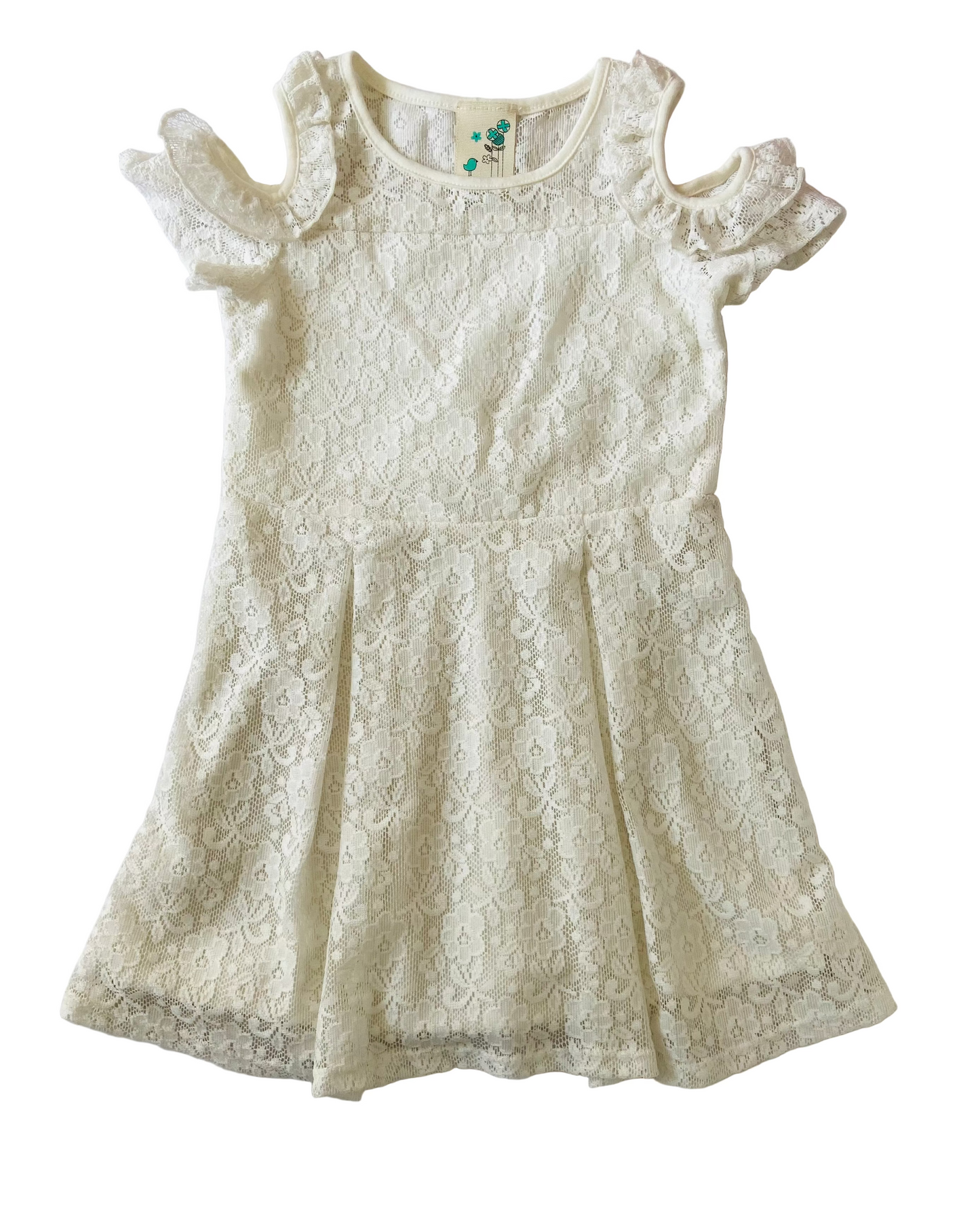Vestido blanco niña promo 4x1000