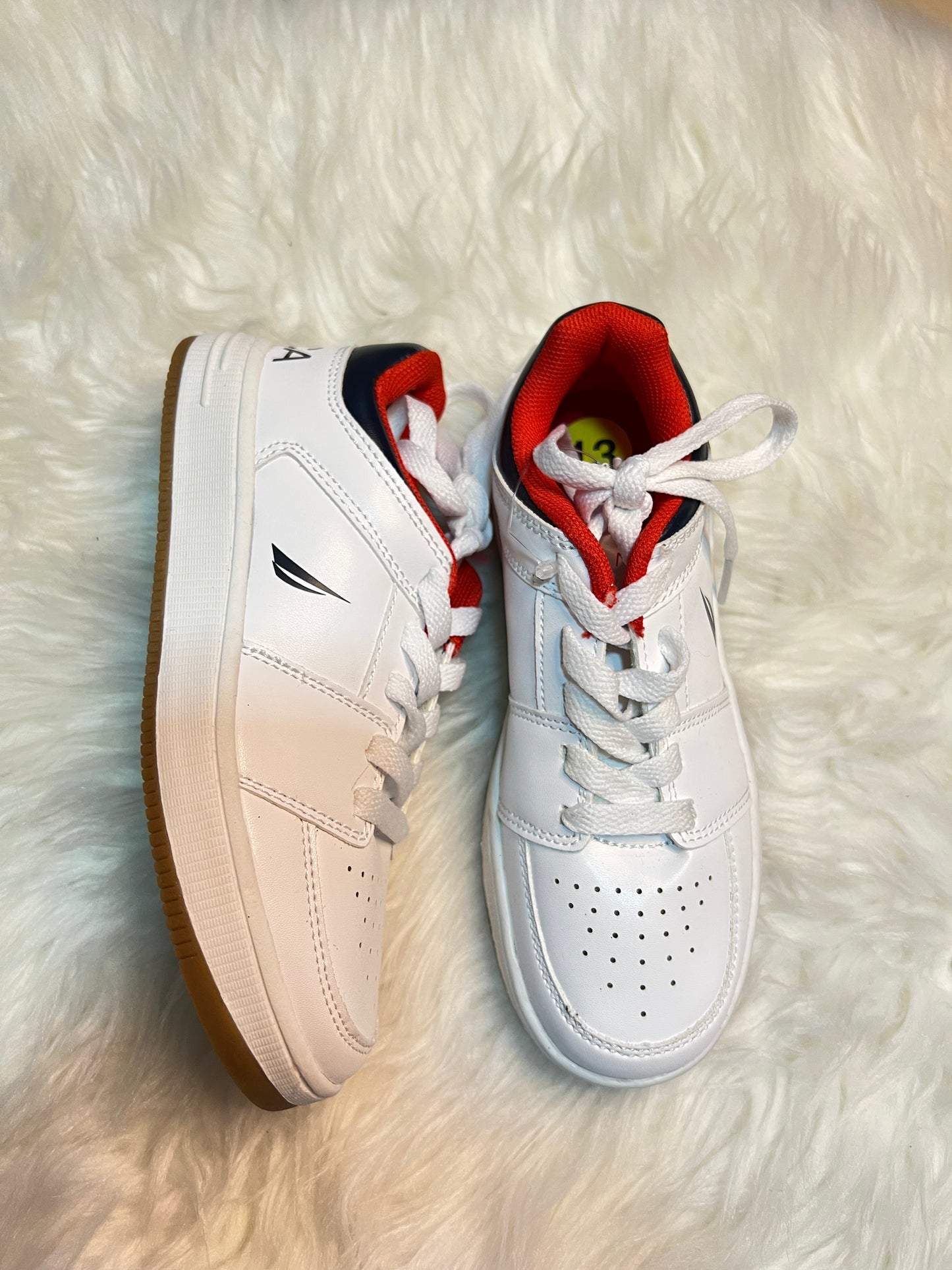 Tenis blancos unisex náutica niña niño