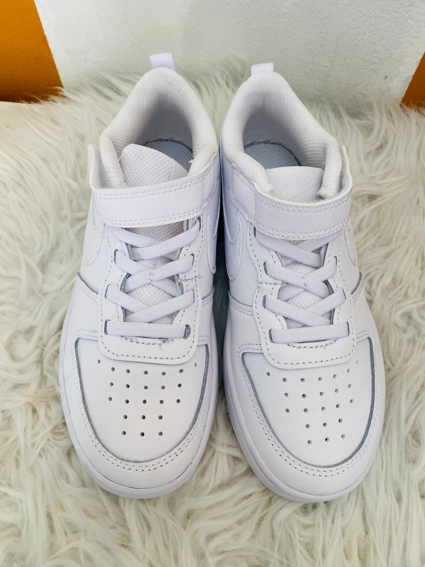 Tenis blancos Nike unisex niña niño