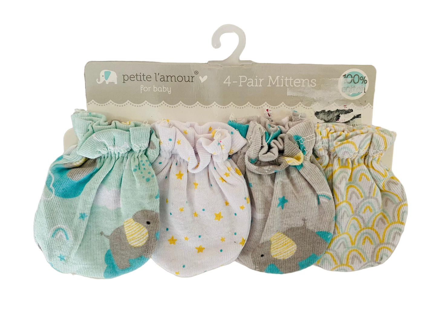 Set 4 Guantes bebe niño niña