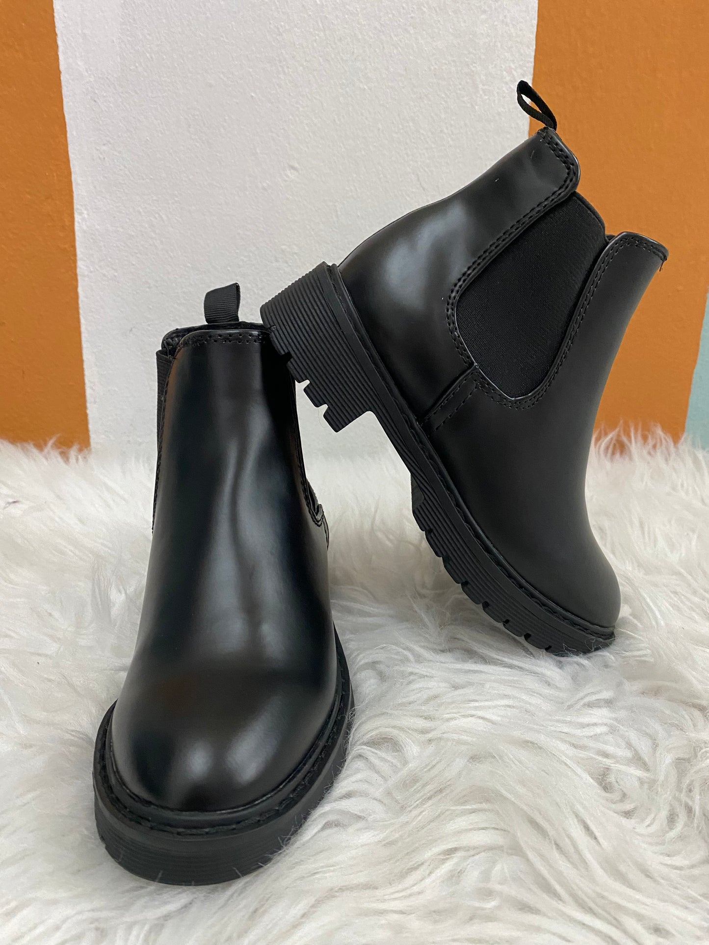 Botines burritos botas gap negras niña 12-3Y