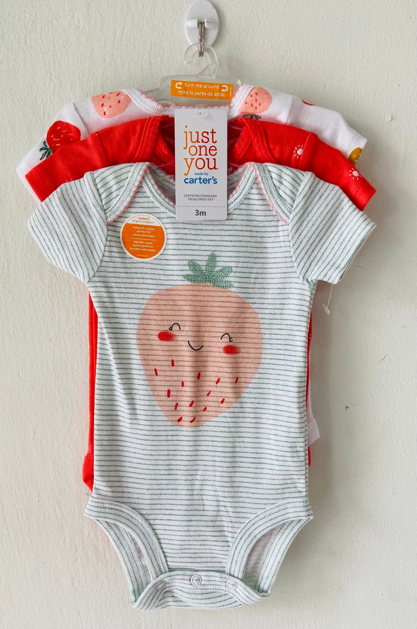 Set 3 Mamelucos carters niña