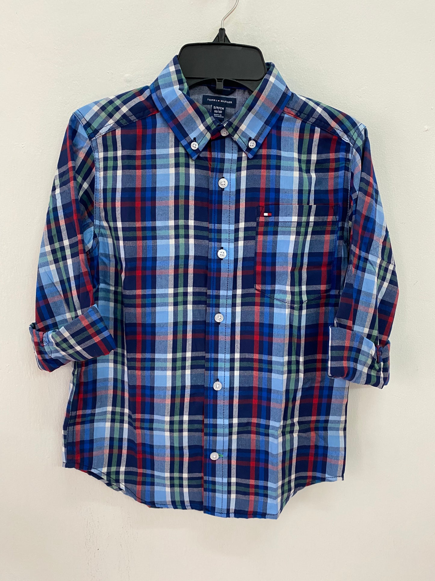 Camisa Tommy Hilfiger cuadros niño Talla de 10 a 20