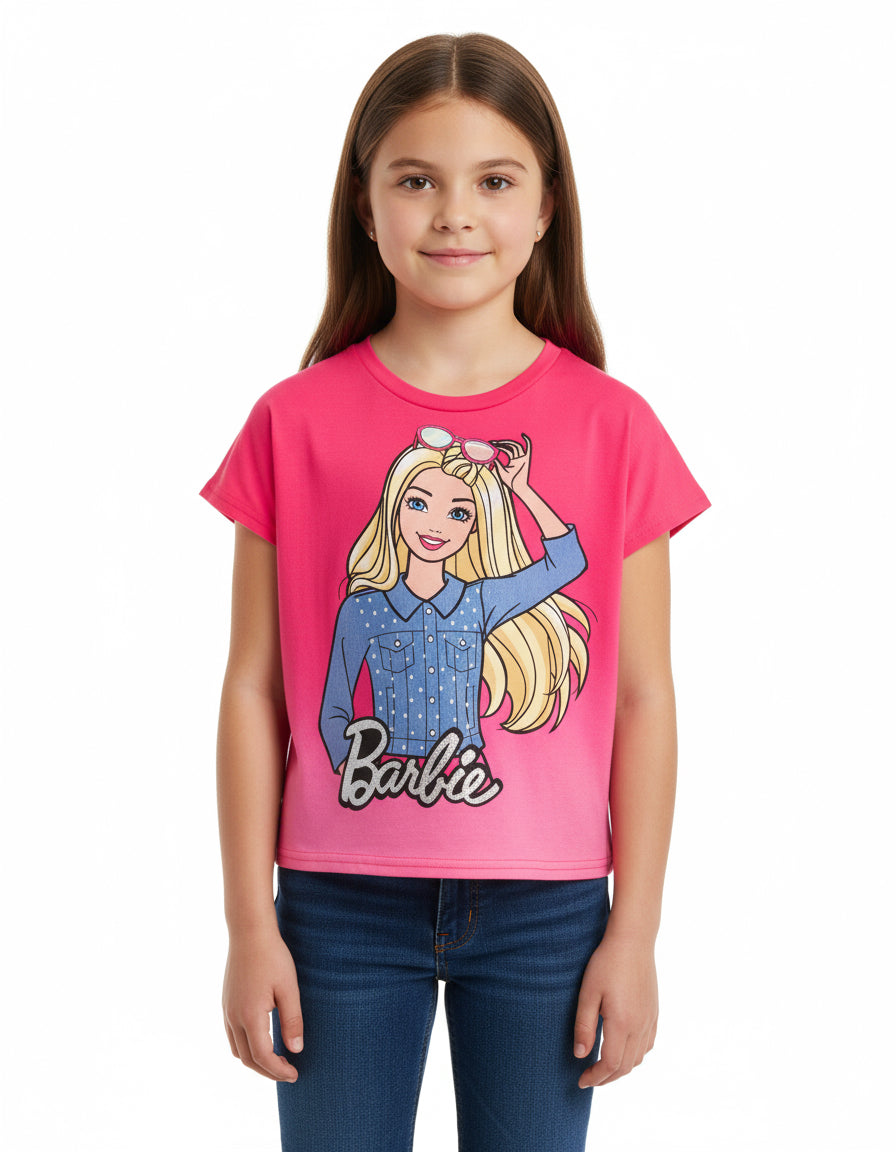 Camisa barbie rosada fucsia promo 4x1000