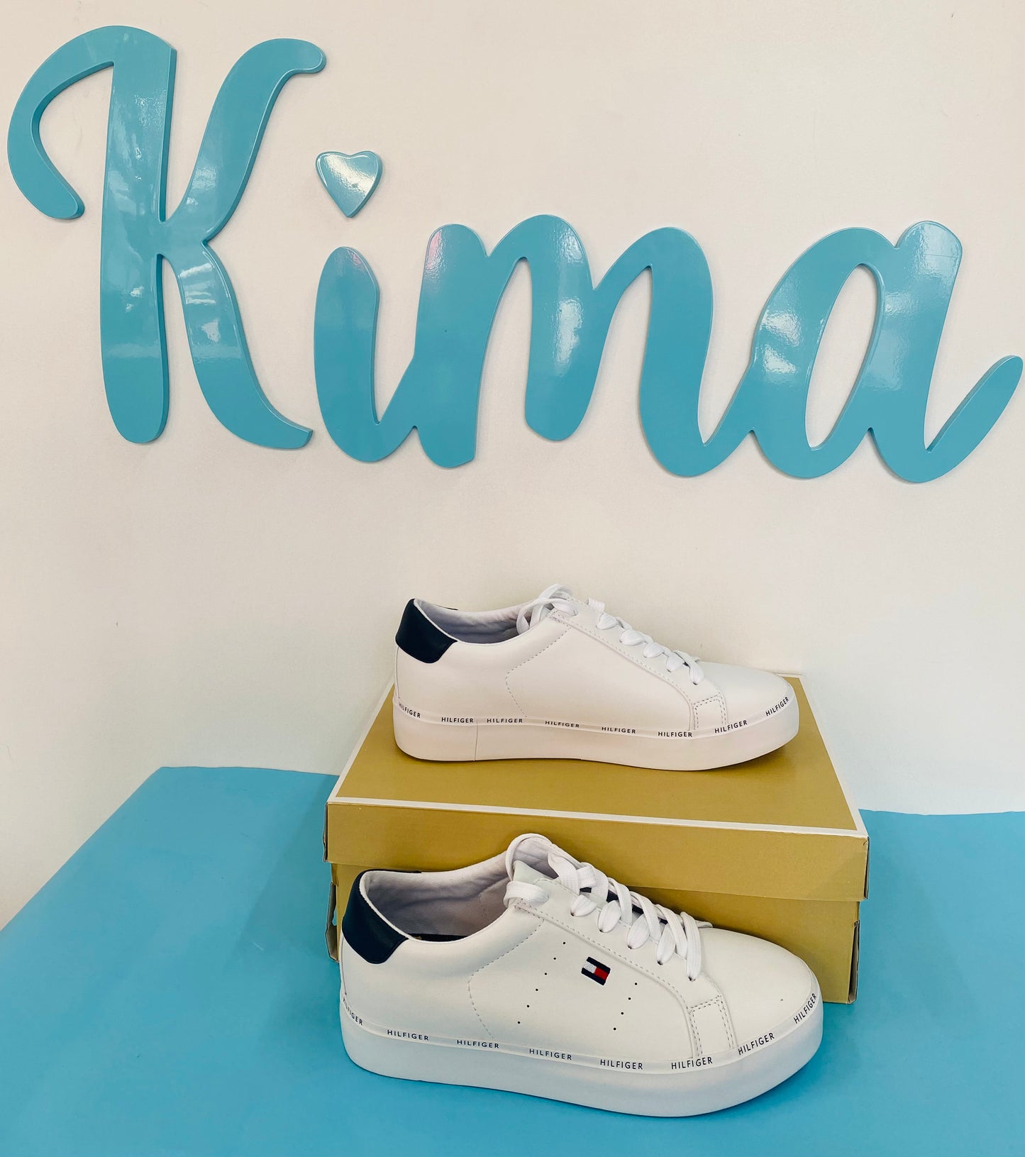 Tenis blancos Tommy plataforma Originales dama niña niño caballero unisex
