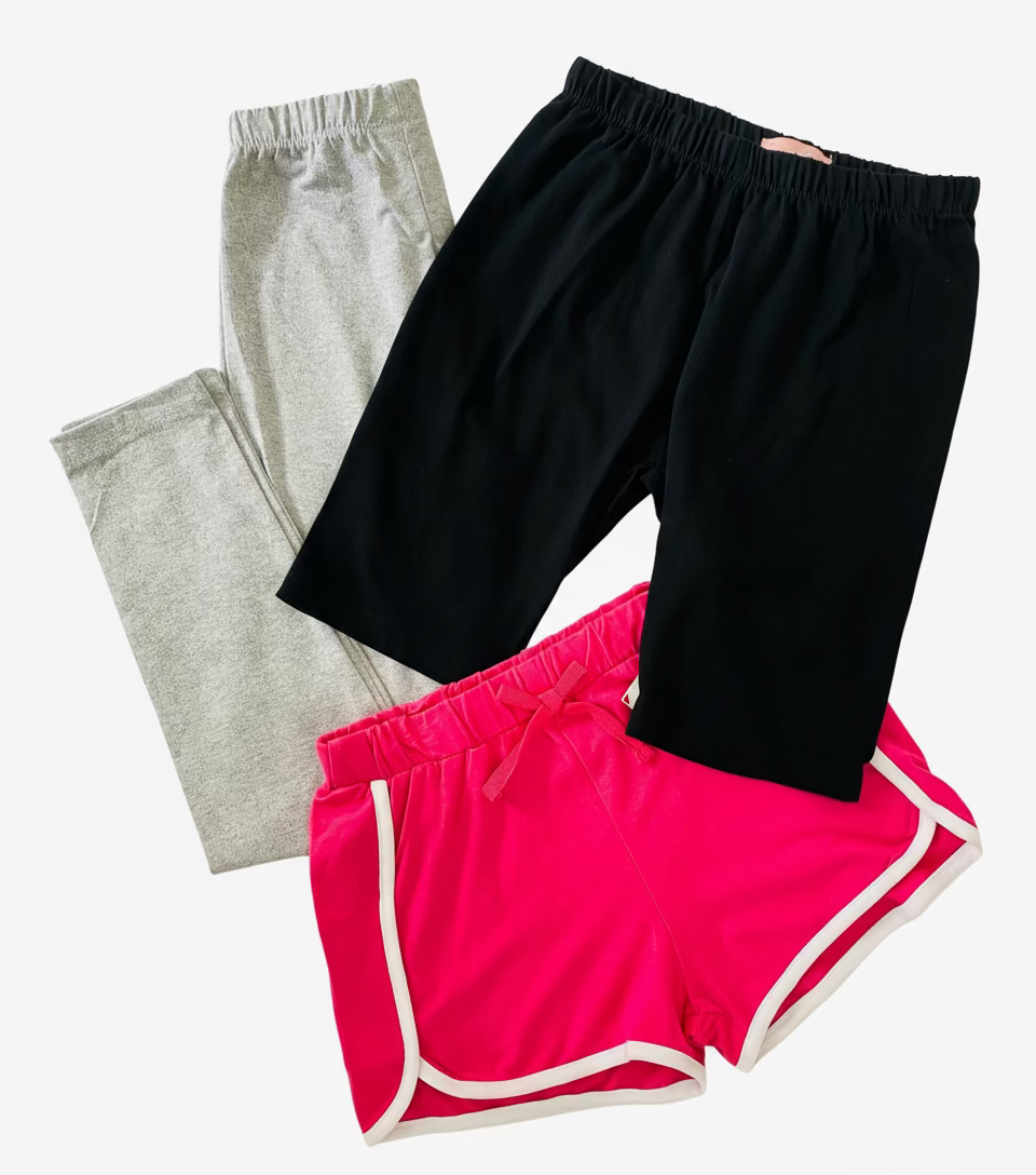 Set 3 piezas Leggins short niña promo 2x1000