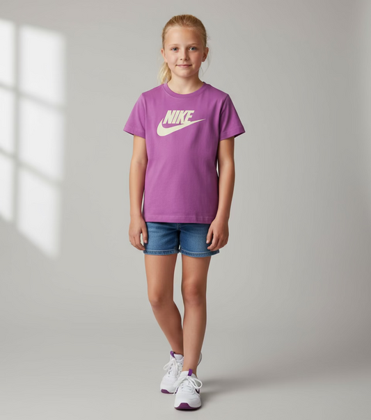 Camisa morada Nike niña AR5088 promo 3x1000