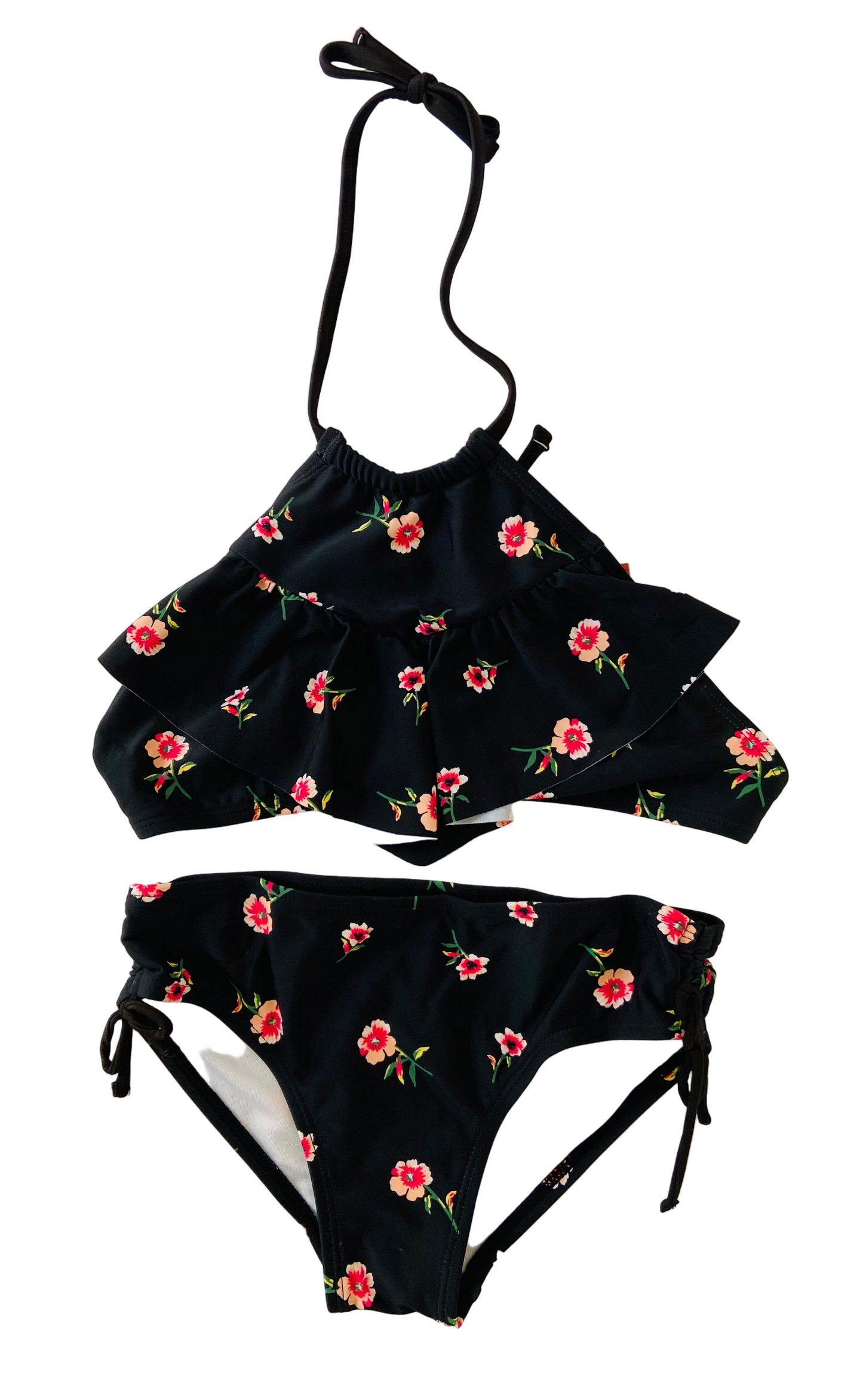 Traje de baño 2 piezas bebe niña negro