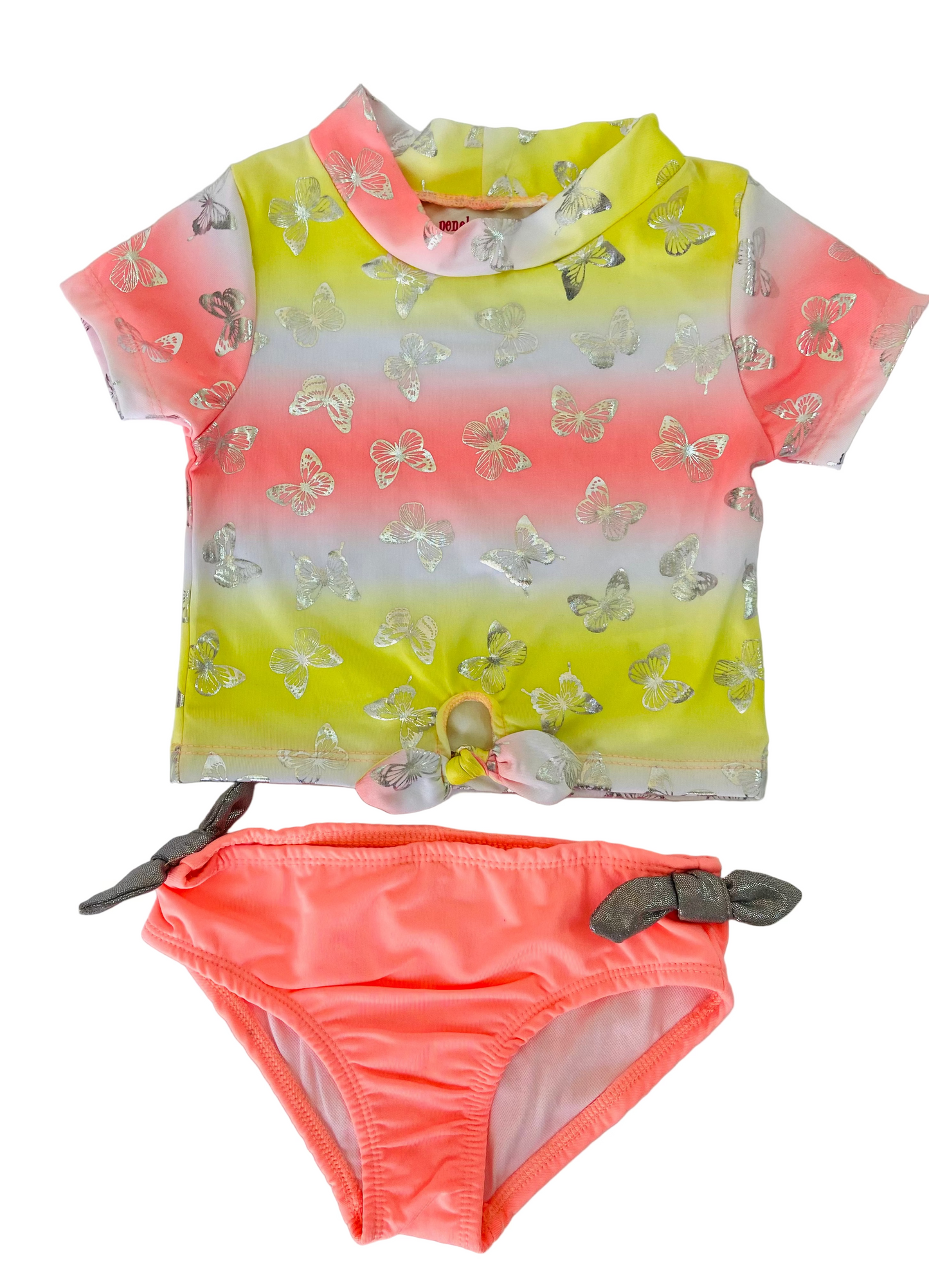 piezas traje de baño niña mariposas