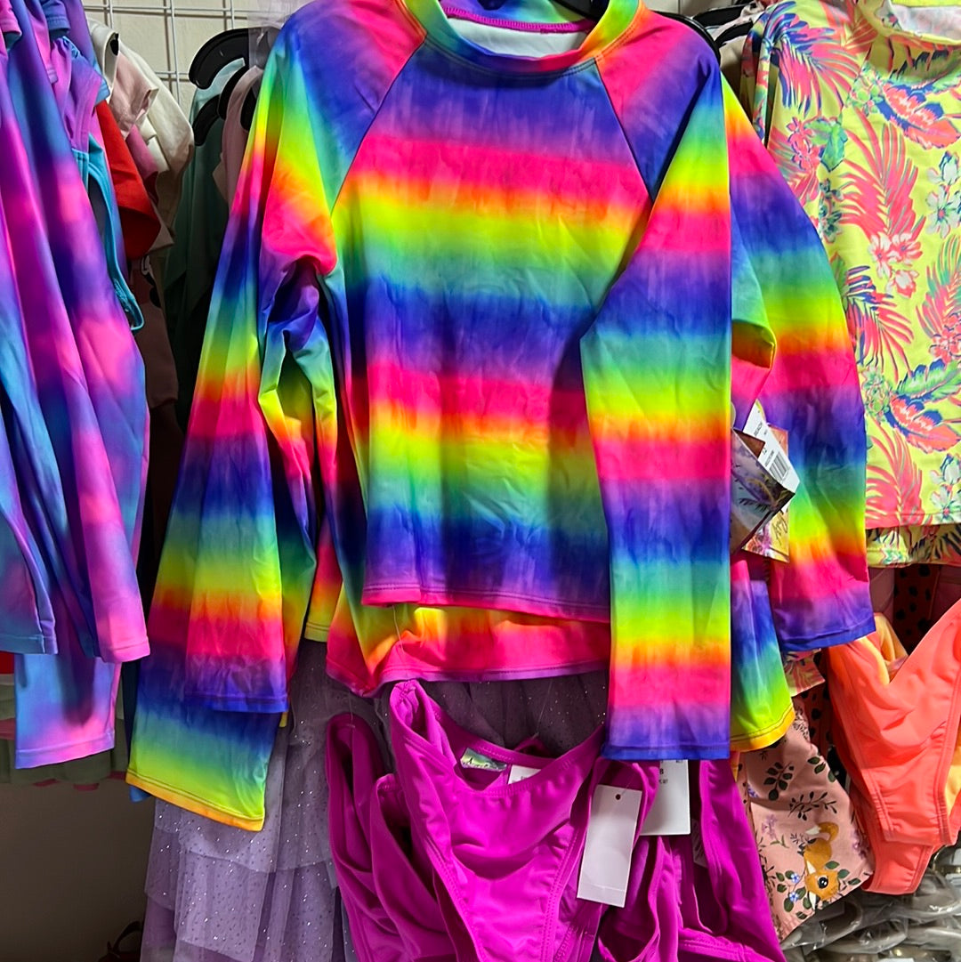 Traje de baño colores niña 2 piezas