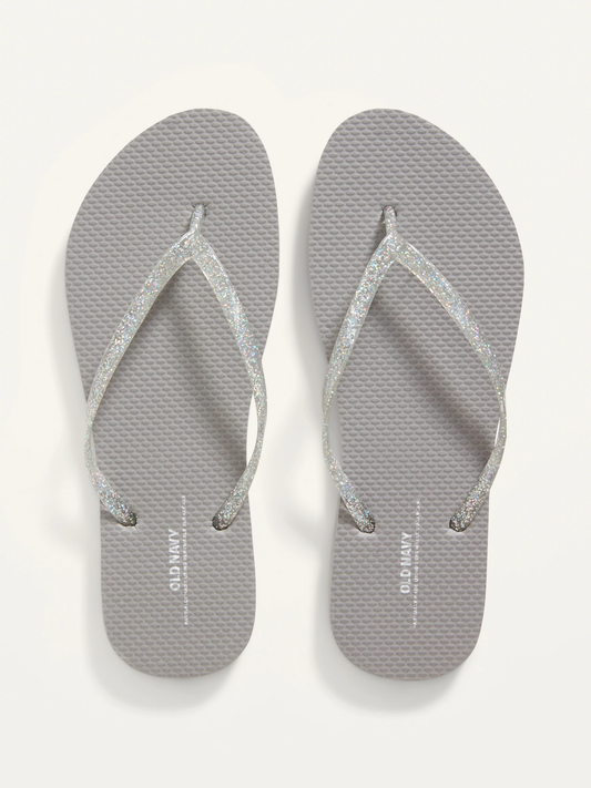Sandalias adulto gris flip flop promo 4x1000