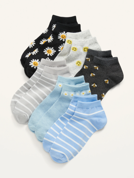 Calcetines 6 pack unisex Old Navy Nina