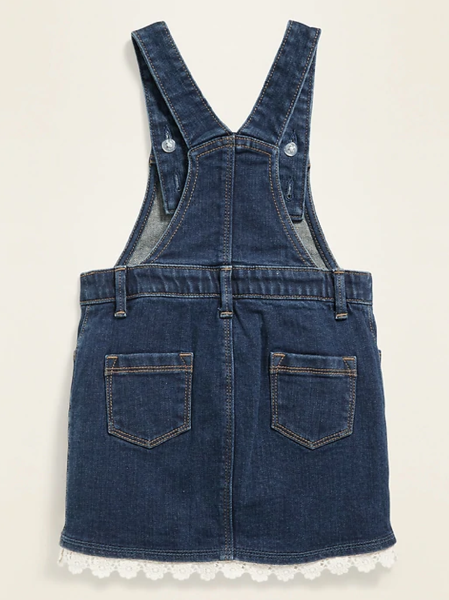 Vestido overall jean niña old navy 579396