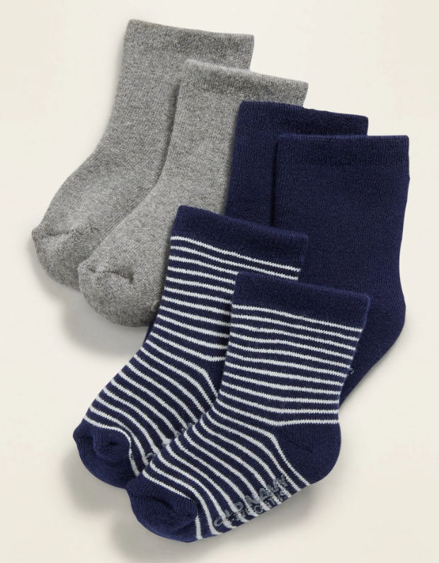 Set 3 Calcetines Old Navy bebe niño
