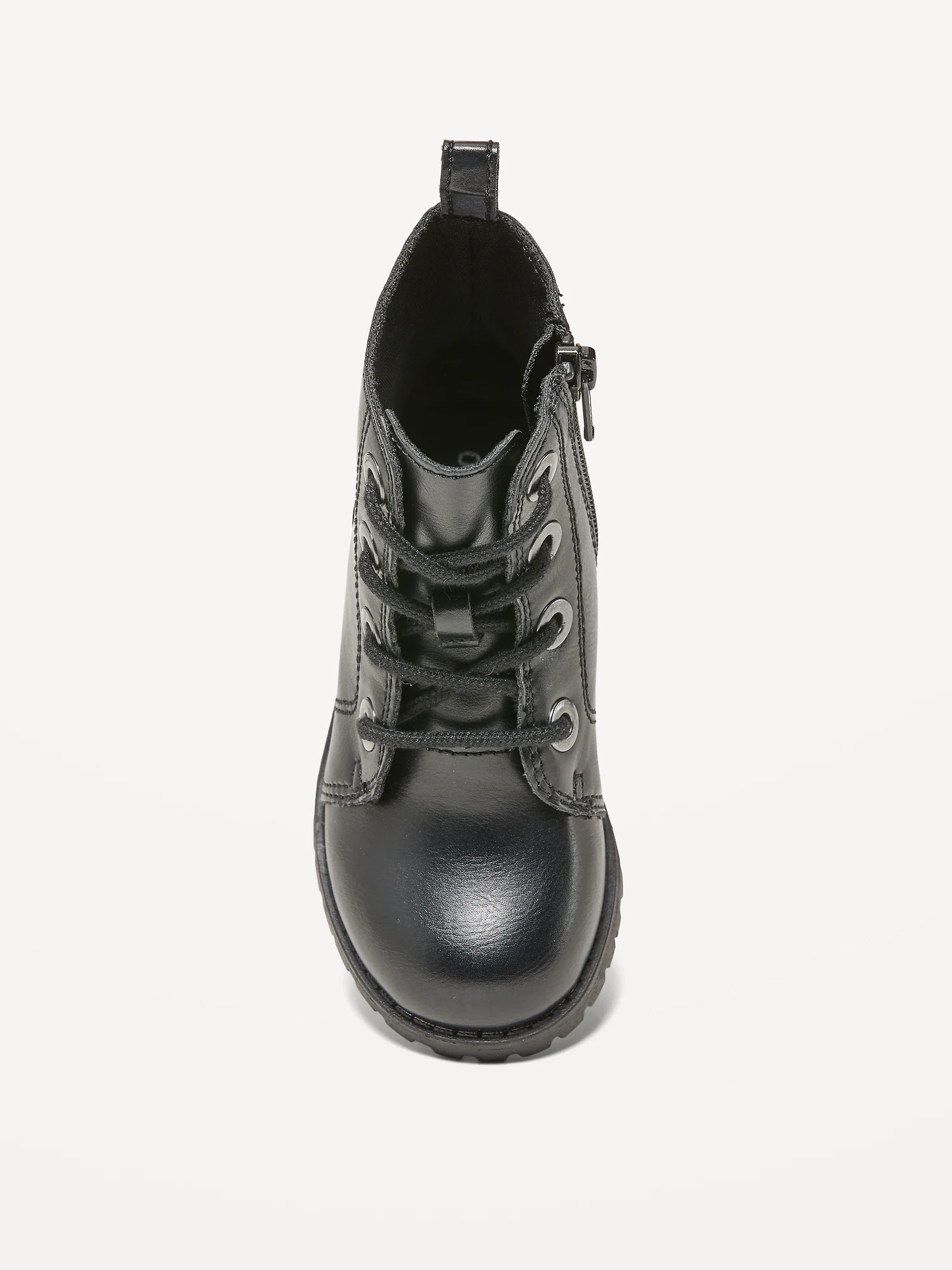 Botines burritos niña Old Navy botas combat cordon negras