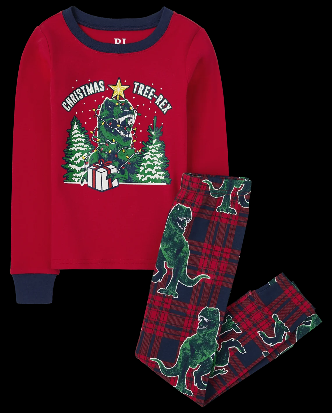 Set 2 piezas pijamas Childrens Place niño navidad 74841584