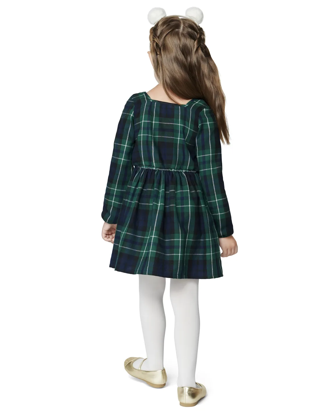 Vestido verde cuadros niña Children's Place 0/3m a 16 77678832