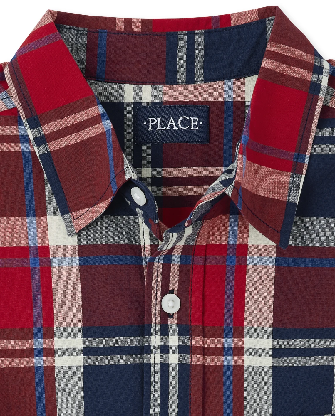 Camisa Cuadros rojos Childrens Place Adulto DISPONIBLE PARA NIÑOS EN MENU NIÑOS