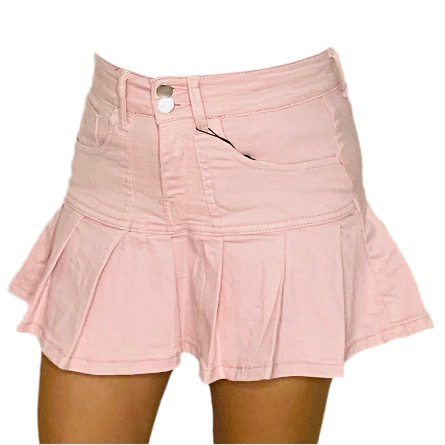 Falda Short paletoneada WS1202-6 490390 rosado