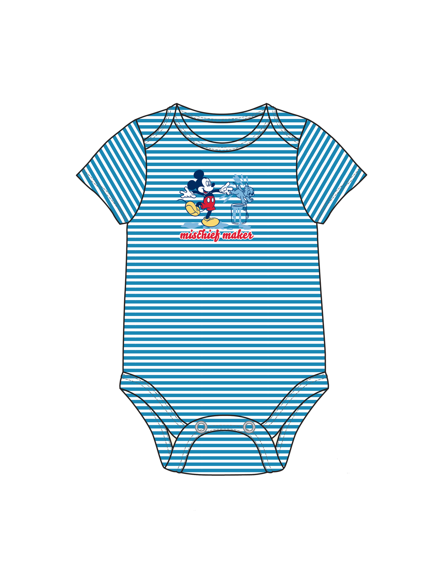 Mameluco mickey bebe niño St Jacks 0050061801