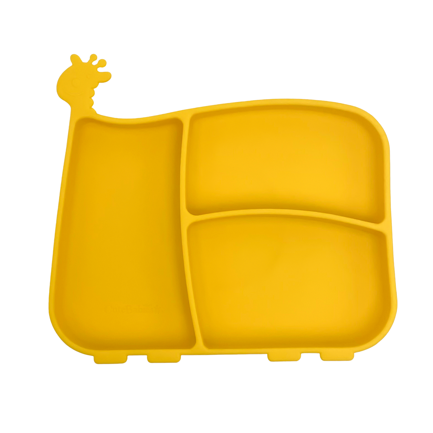 Set plato de silicon Cutebabies jirafa
