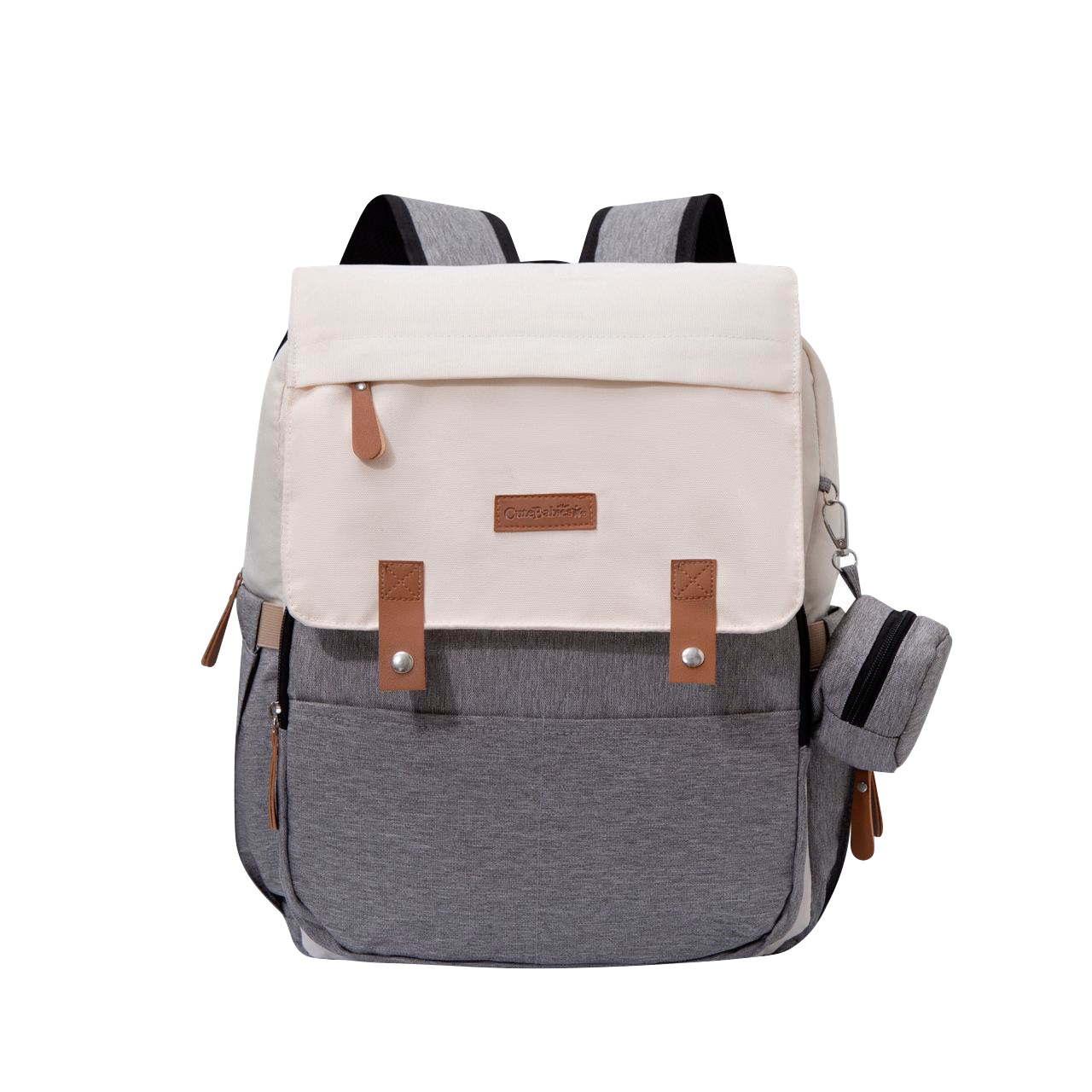 Pañalera blanca crema JOY Cutebabies