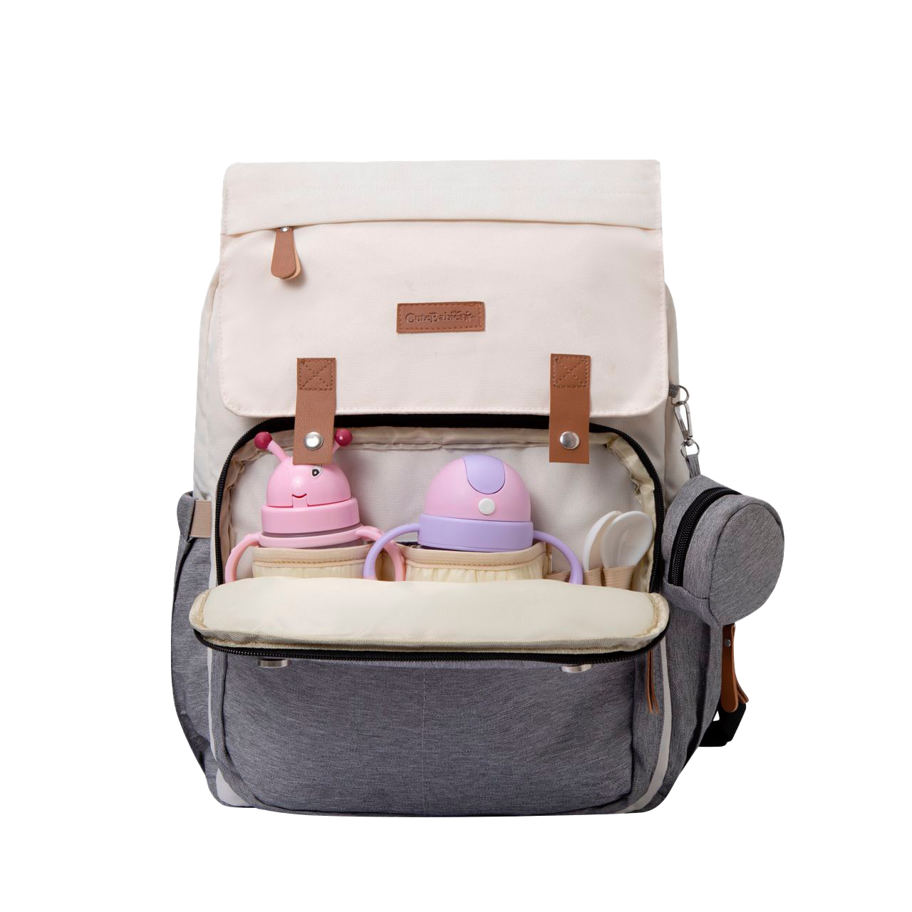 Pañalera gris JOY Cutebabies