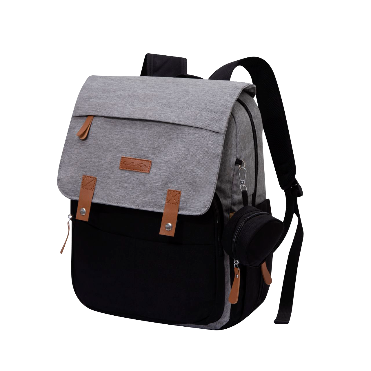 Pañalera gris JOY Cutebabies