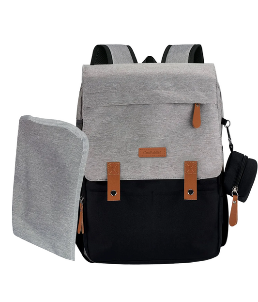 Pañalera gris JOY Cutebabies bebe niña noño