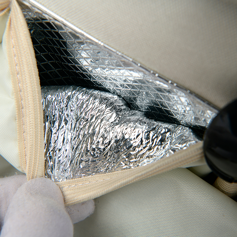 Pañalera blanca crema JOY Cutebabies