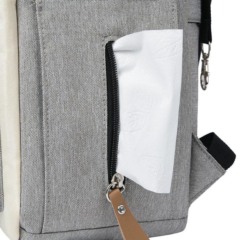 Pañalera blanca crema JOY Cutebabies