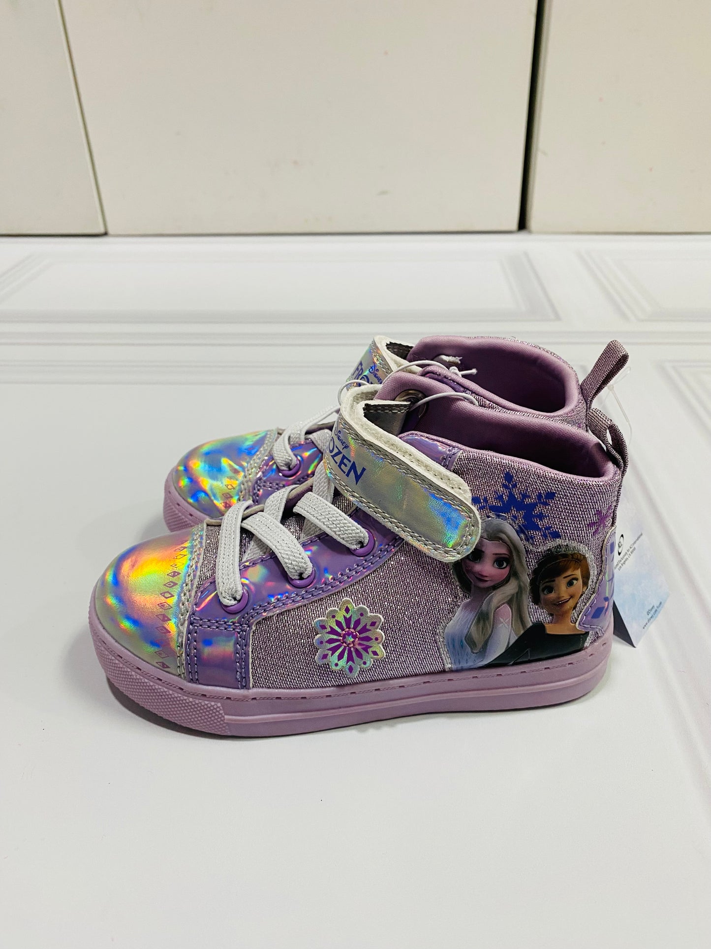 Tenis morados frozen niña