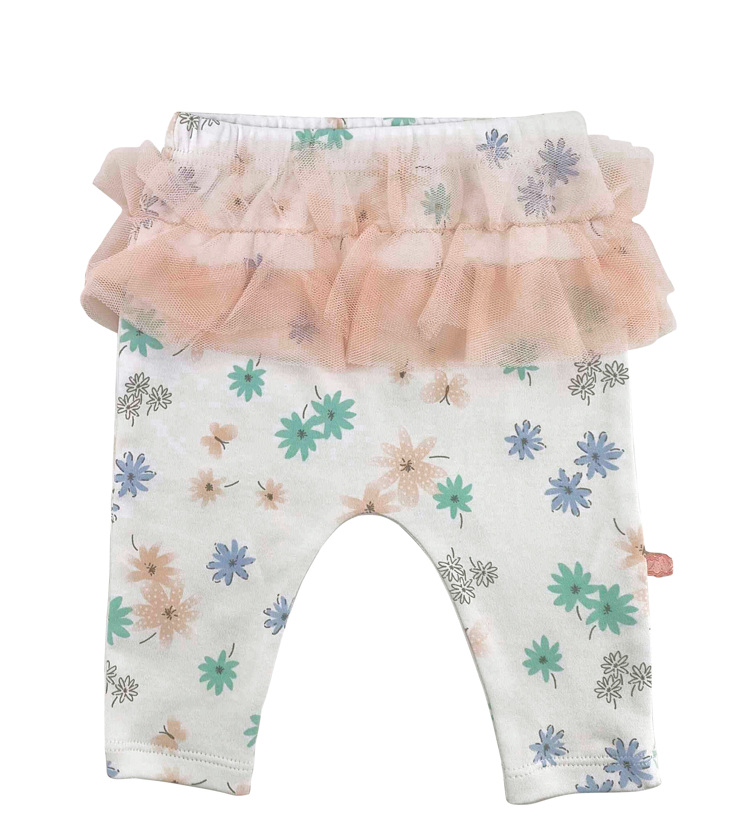 Set 2 piezas blanco Tutu flores Kobytin bebe niña