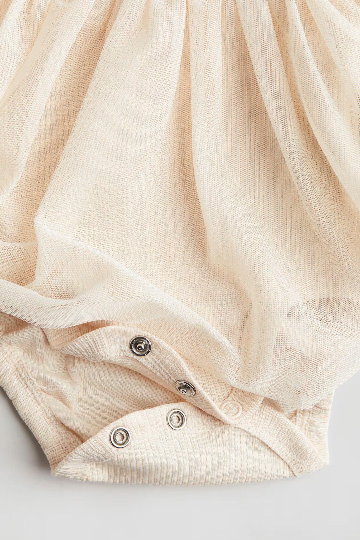 Vestido tutu bebe niña beige H&M 1248269003