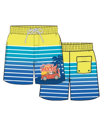 Short bebe niño Palm Snoopy St Jacks 0430005501