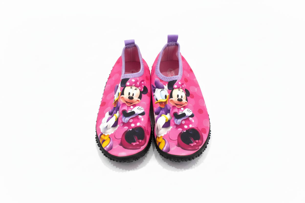 Sandalias de baño rosadas con morado bebe y niña Minnie & Daisy D8-MI-Z157D water shoes