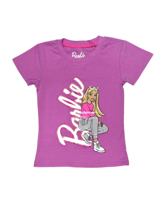 Camisa morada niña Barbie Disney BA-90006