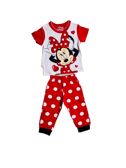 Set 2 Piezas pijama roja Minnie Disney D3 MI 651B