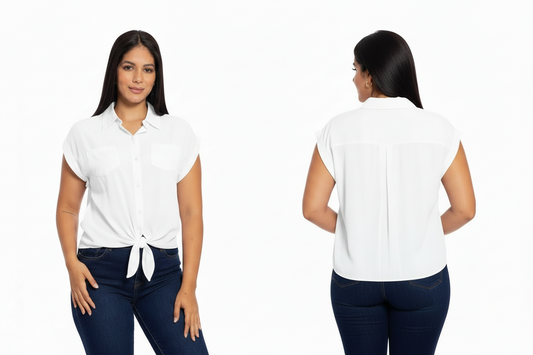 Camisa dama mujer blanco Chic mi CTD1014-6 490390