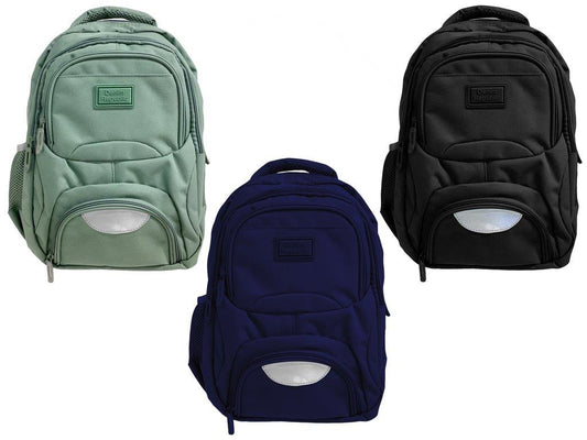 Mochila negra 14 061-1281 490390 grande niña niño