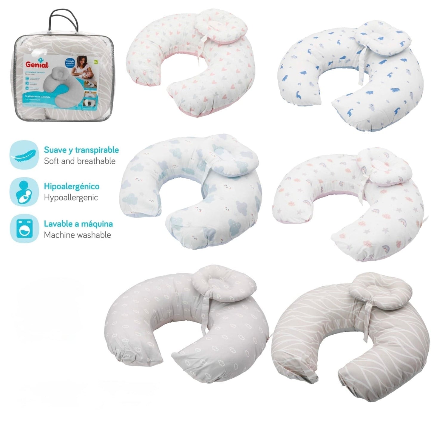 Dona almohada para lactancia genial bebe niño niña NB