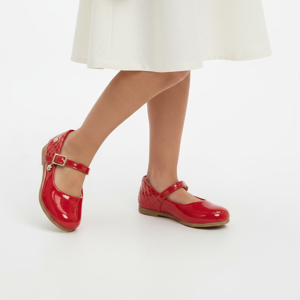 Zapatillas rojas niña 152164000-000028