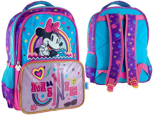 Mochila minnie azul-rosado  16 089-03354